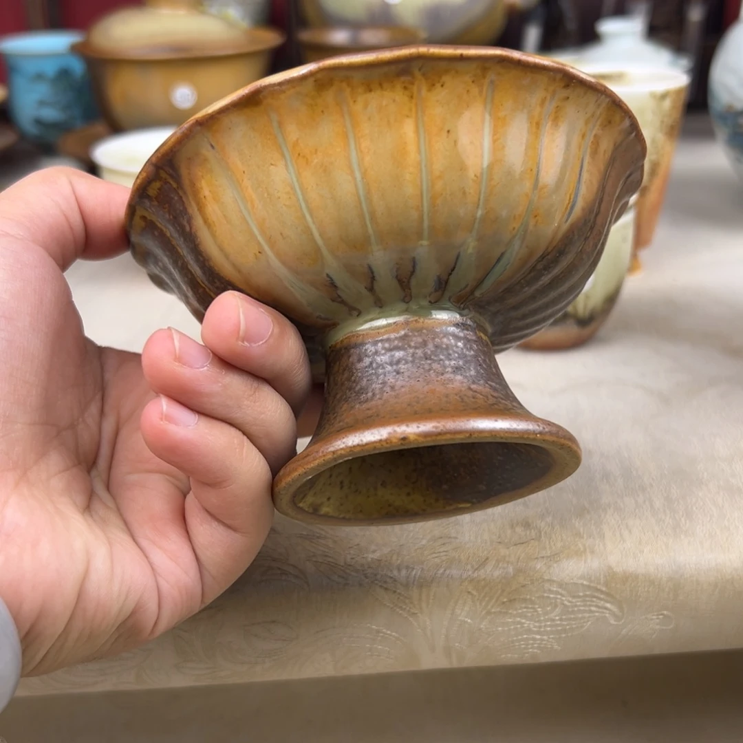 杯纯手工柴烧主人杯