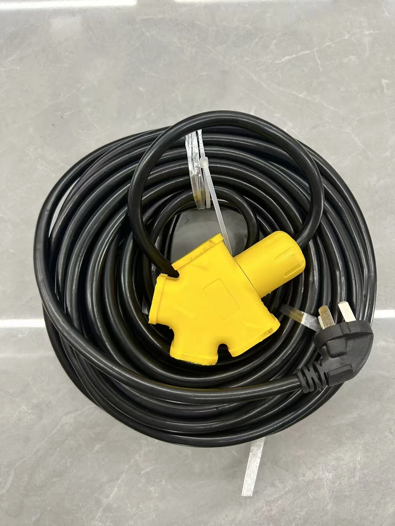 防爆防摔电线插座动车四方工程充电延长线10米插座