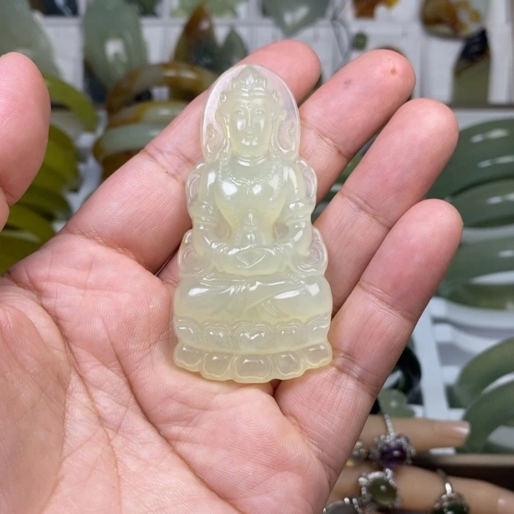 蛇纹石玉吊坠(不含链)未镶嵌