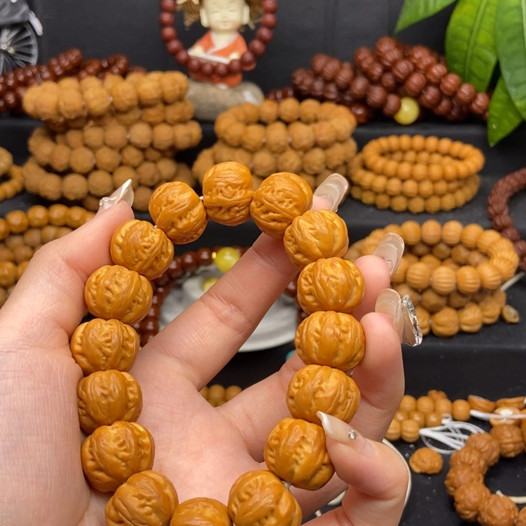 猴头核桃手串L**磊八棱手持32籽