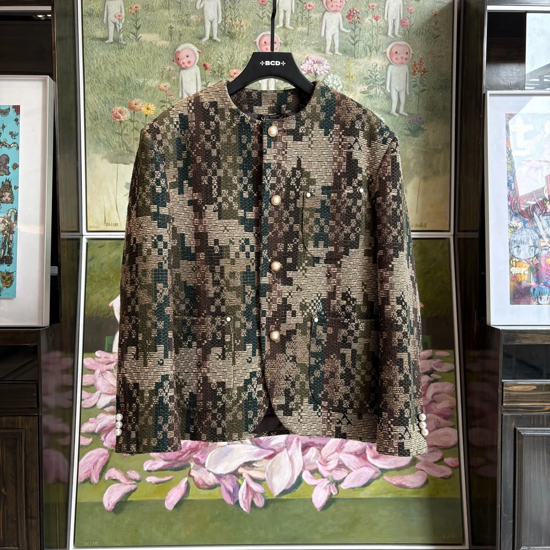 全新未使用 LouisVuitton/路易威登 【BW】提花外套 48码/公价47000