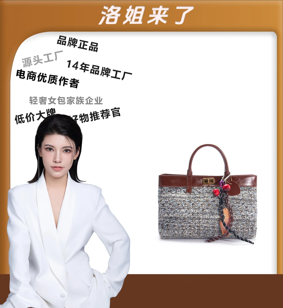 （粉丝专享）新款包包简约女士休闲手提斜跨包LL532