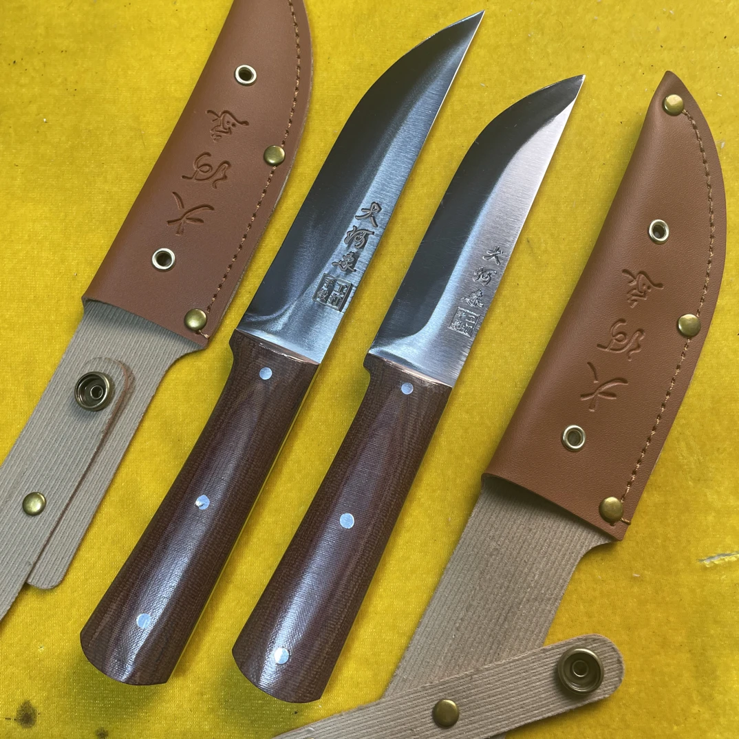 大河家京博瑞手工刀宰牛羊剥皮锋利无比