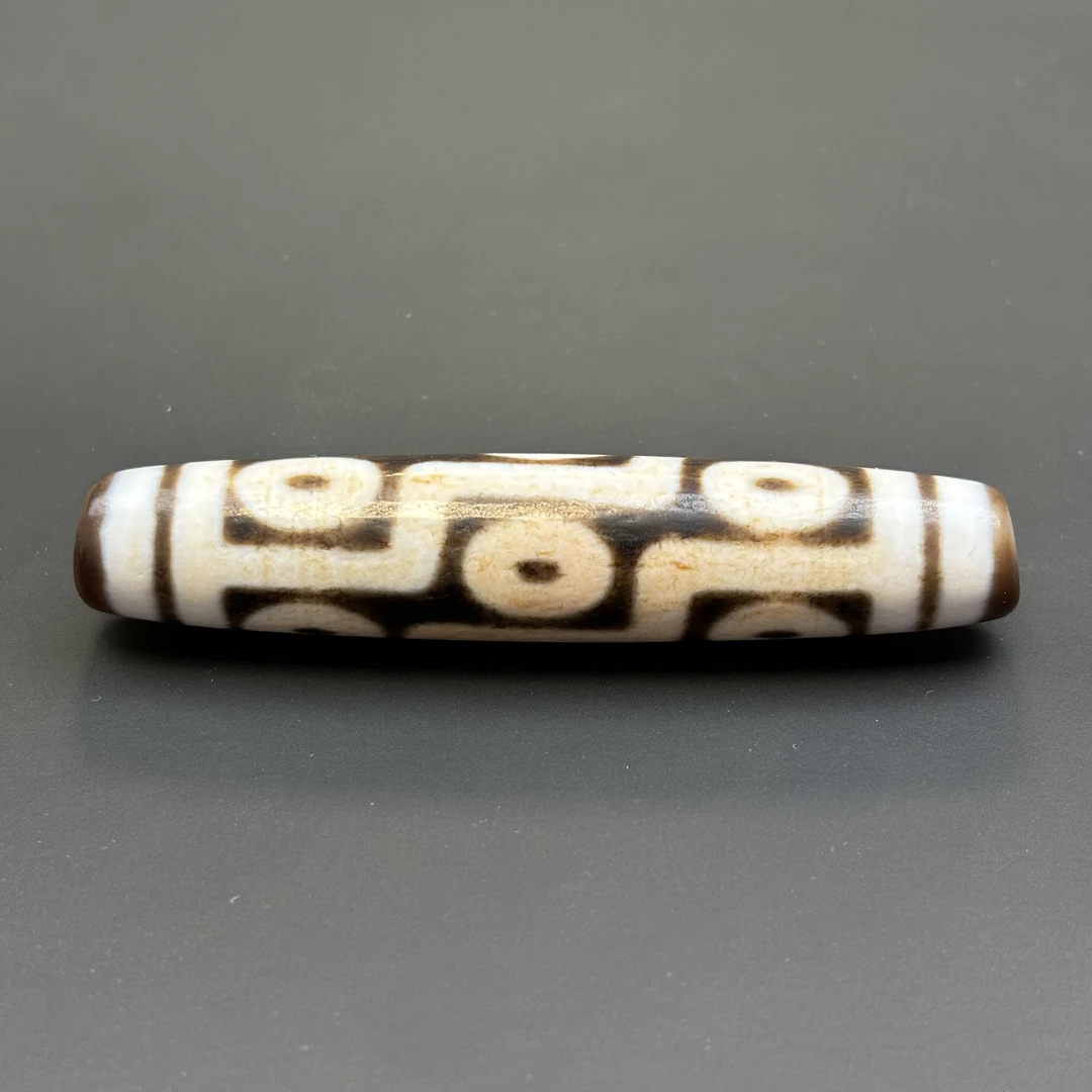 行运 黑白 手工 九圆圈 玛瑙 尺寸约75.8mmx15.3mm