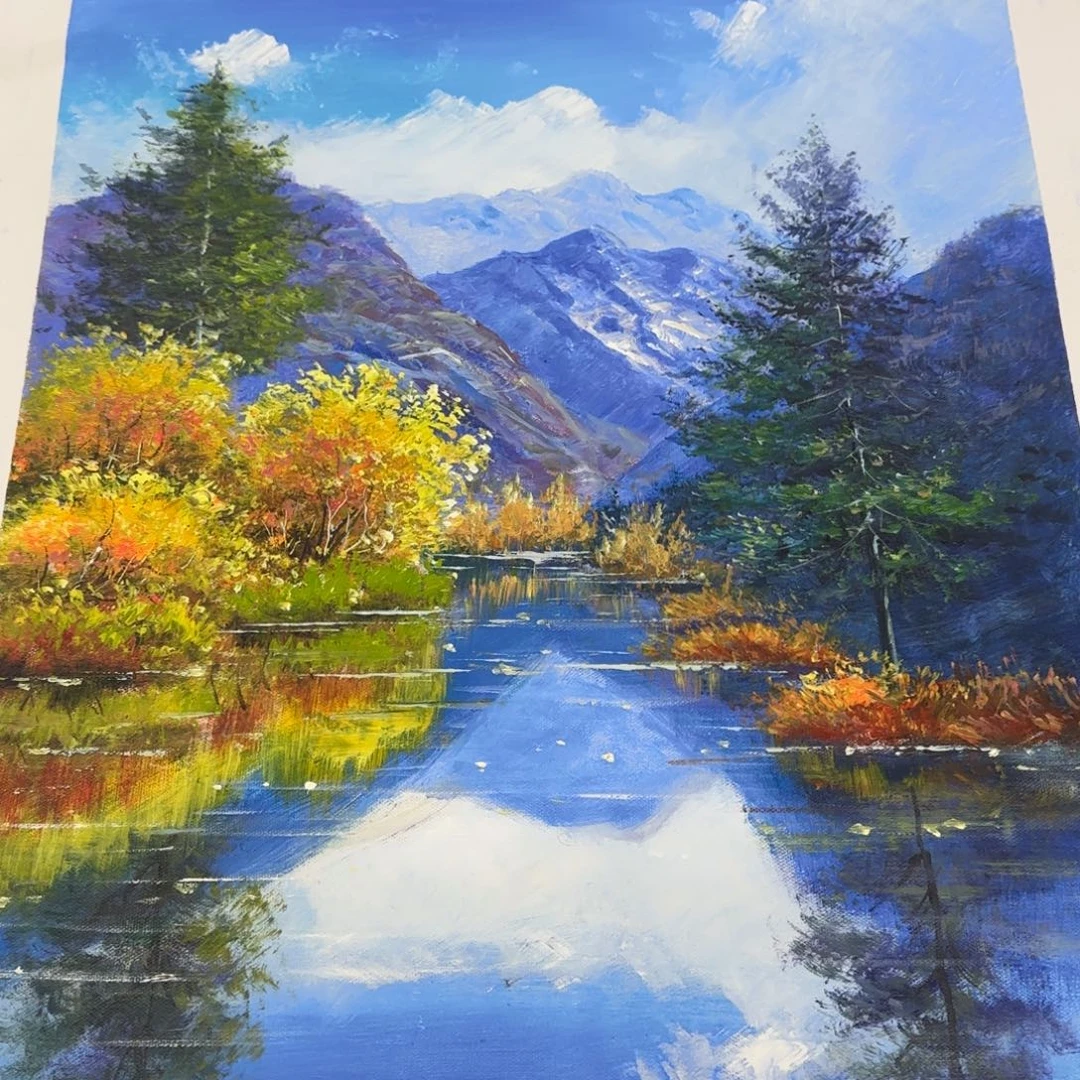 油画我也不知道为什么这么