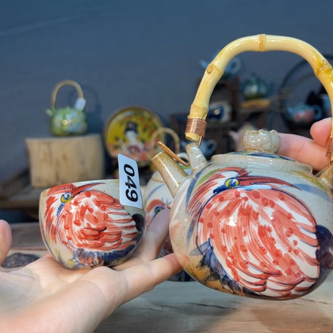 杯素浅陶瓷手工手绘