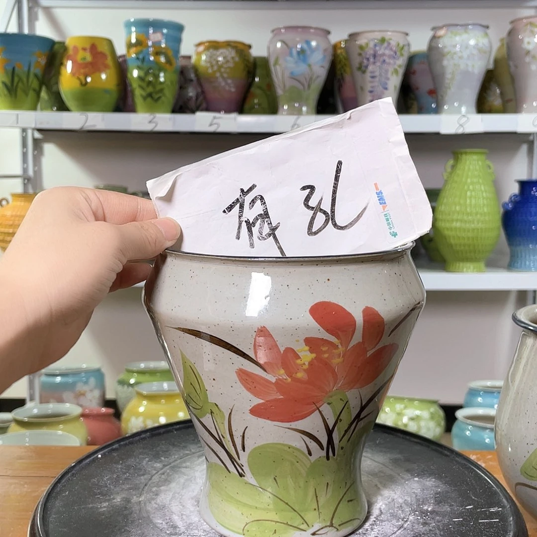 景德镇陶瓷花盆花器暇258