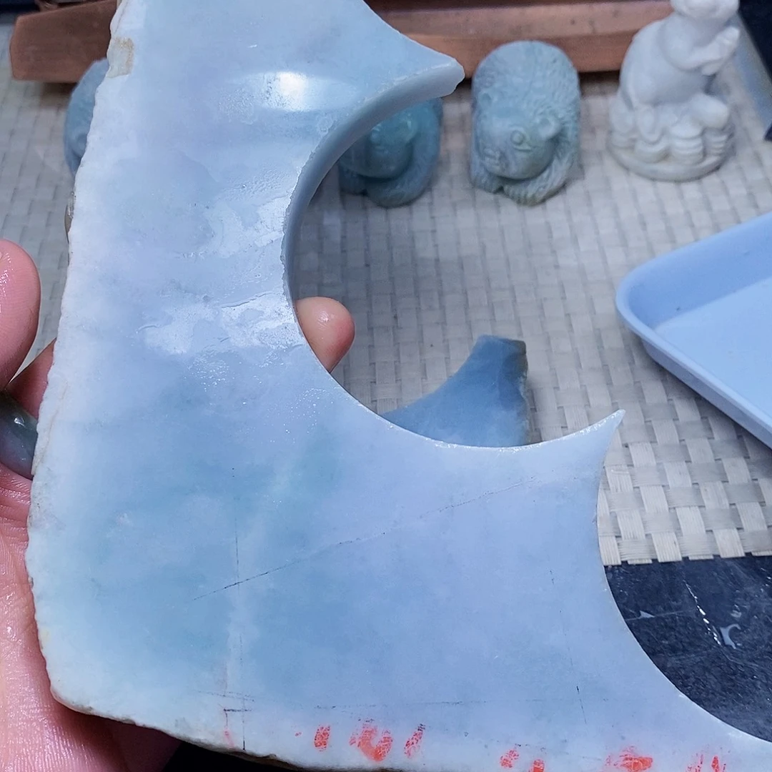 翡翠未镶嵌颈饰888