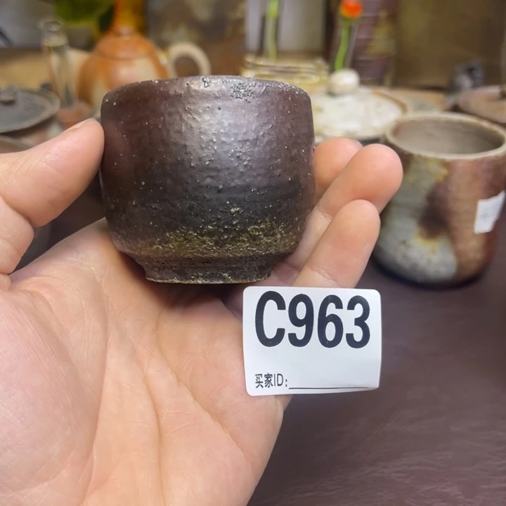 柴冈信儀主人杯备前烧作品容量90cc