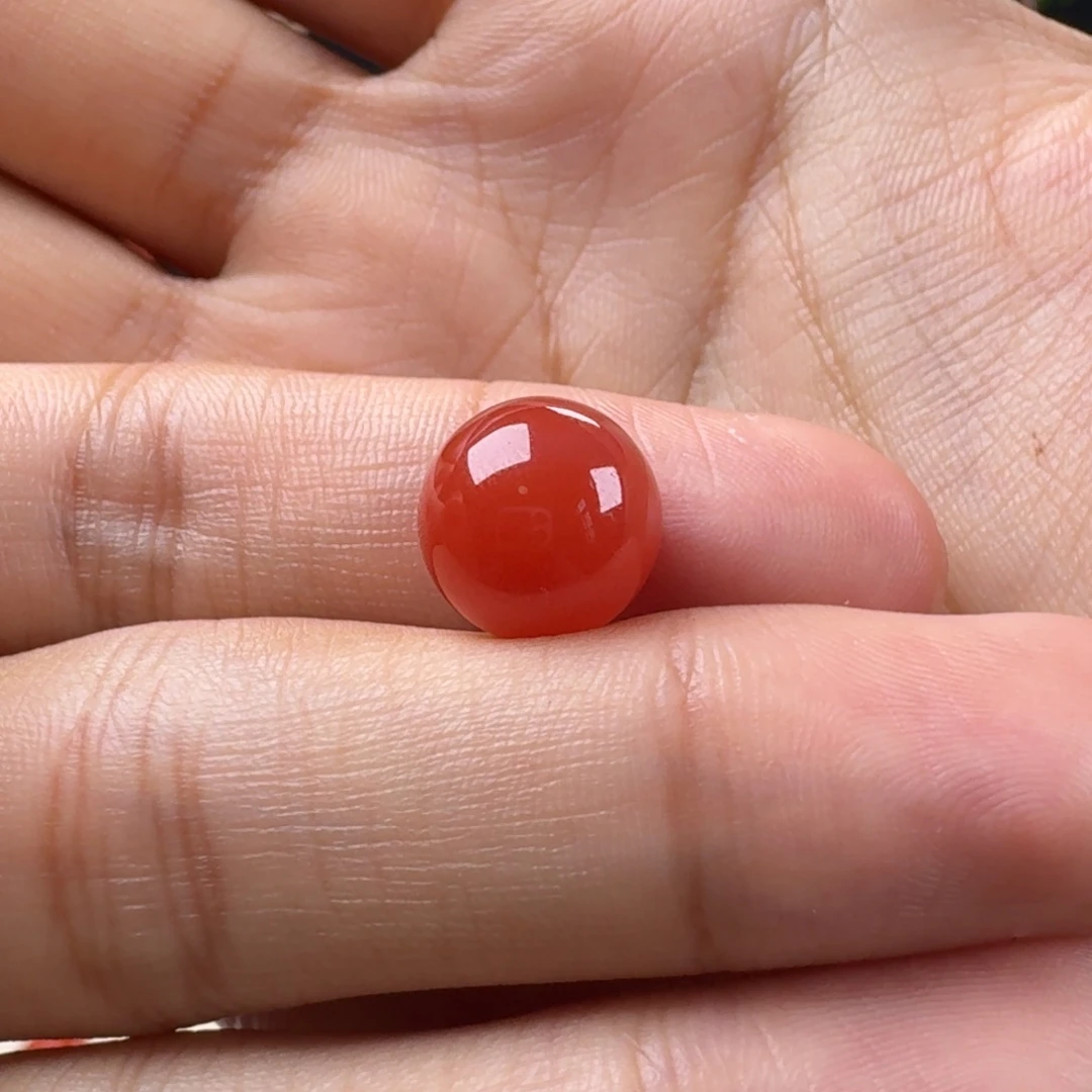南红玛瑙未镶嵌圆珠10.8