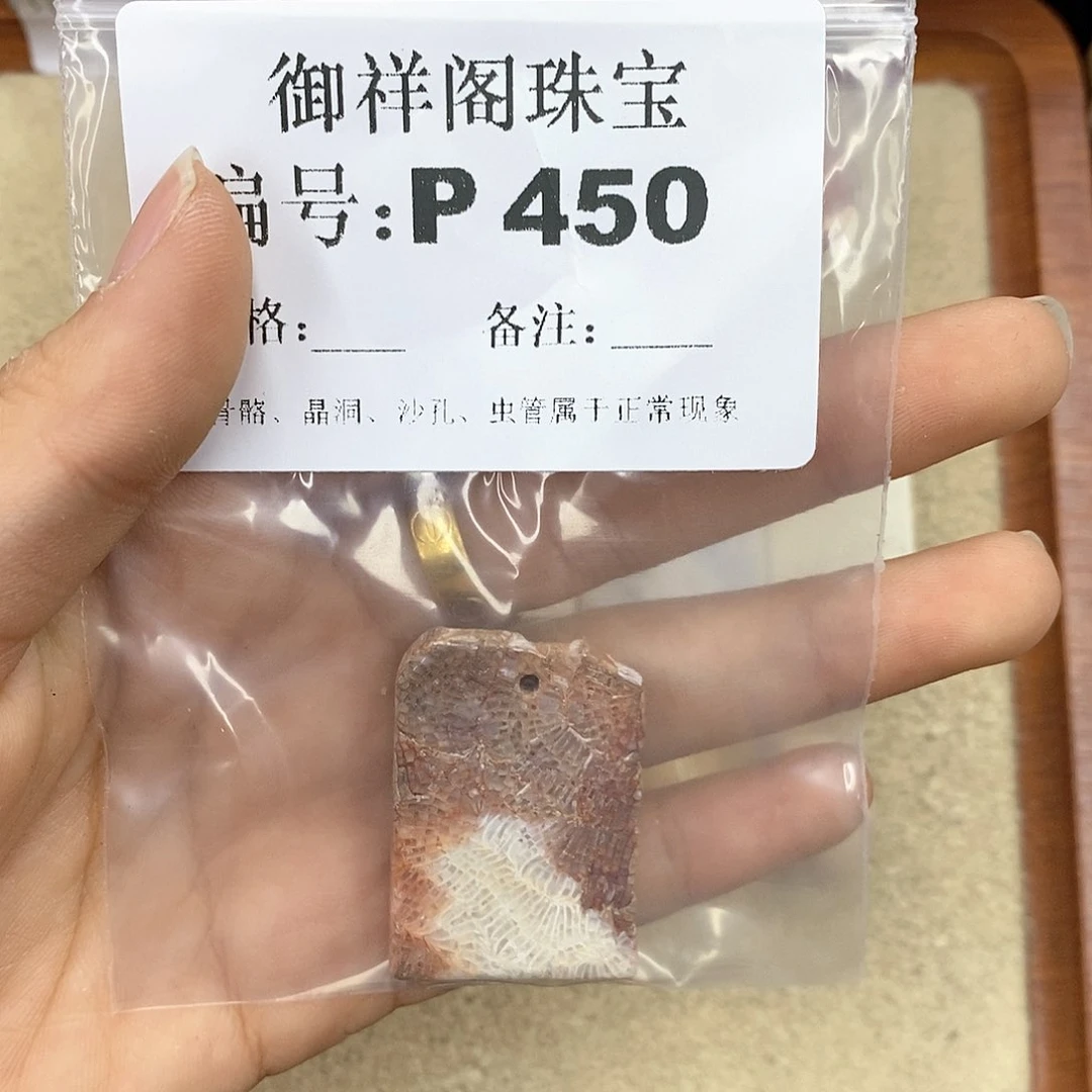 硅化珊瑚（珊瑚玉）P未镶嵌?****