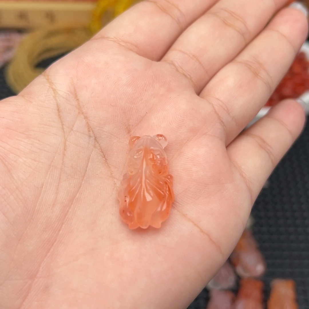 南红玛瑙未镶嵌吊坠(不含链)