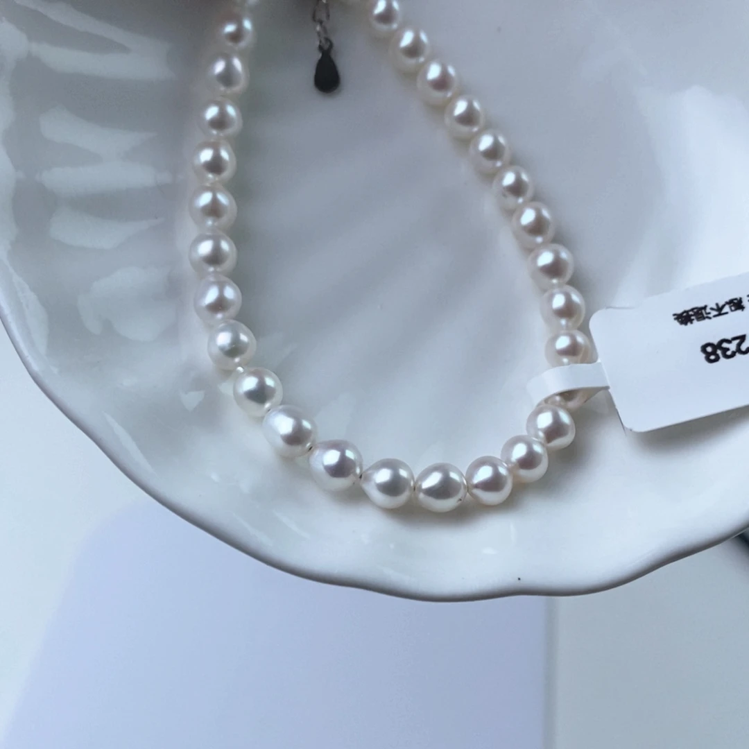 项链淡水珍珠银S925镶嵌104687