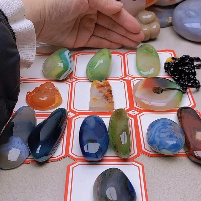 【闪购商品】未镶嵌玛瑙/玉髓珠宝半成品6***3