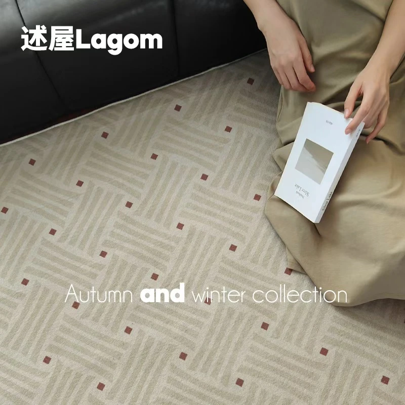 法式复古地毯适用于客厅茶几卧室床边高级轻奢家用地垫