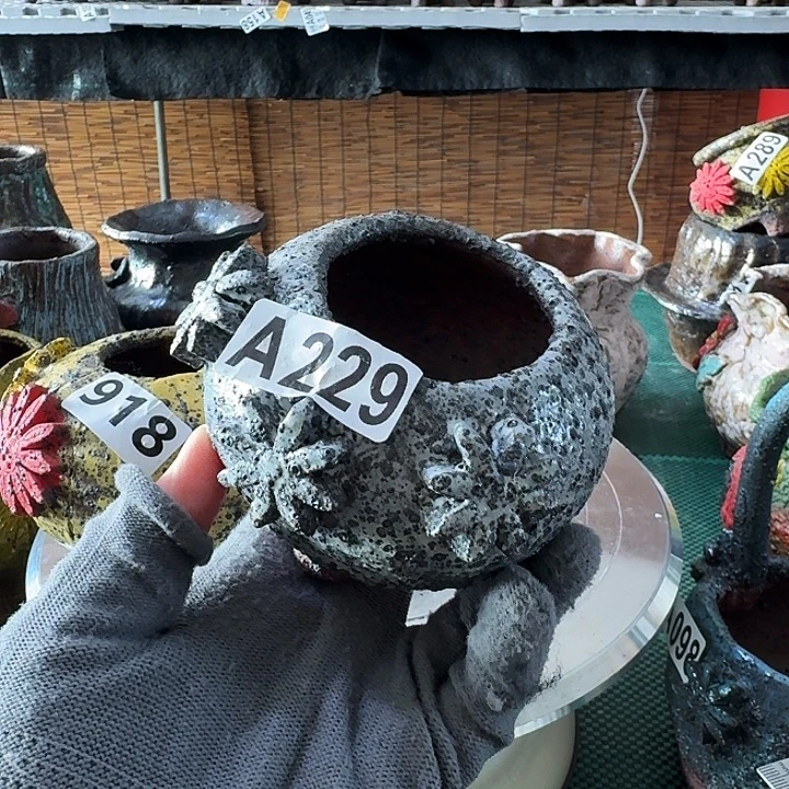 点***儿内口5高7粗陶手工