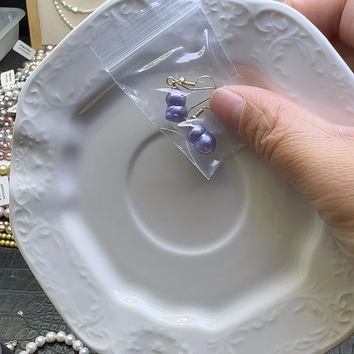 淡水珍珠颈饰银S925镶嵌