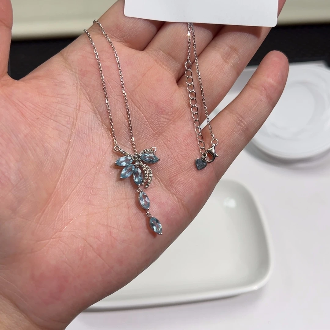 珠宝半成品水晶银S925镶嵌A136