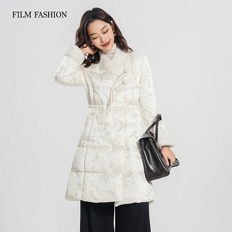 【小花专属】冬季新款新中式羽绒服鹅绒女士 FFDI142443