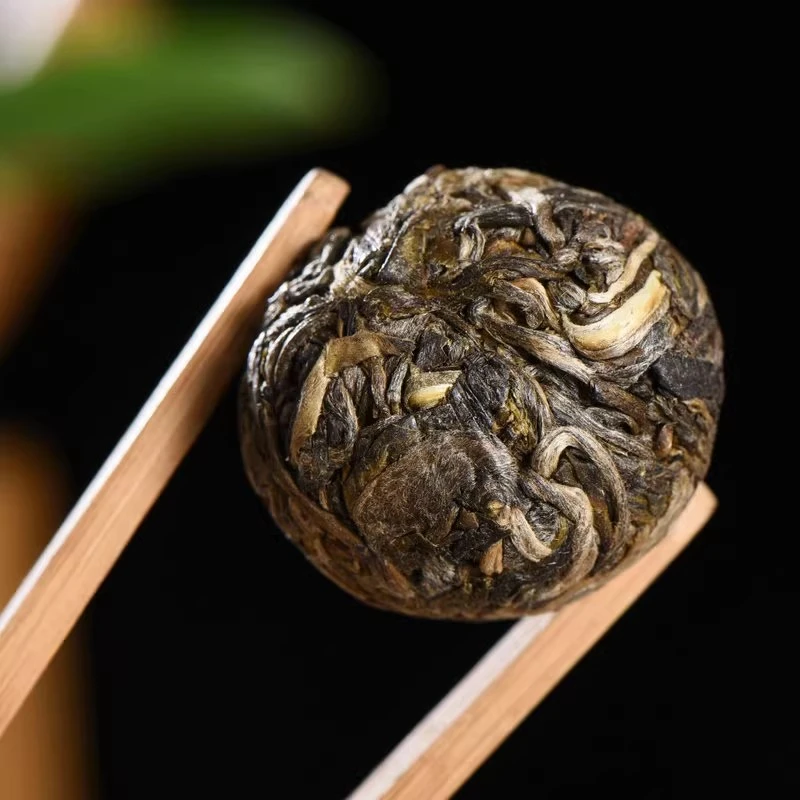 【24年白莺山单株龙珠】云南普洱茶头春生茶手工龙珠160粒