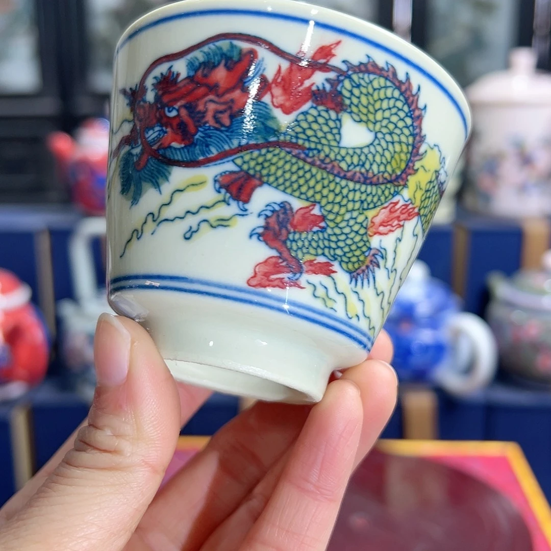 摆件陶景德镇陶瓷杯