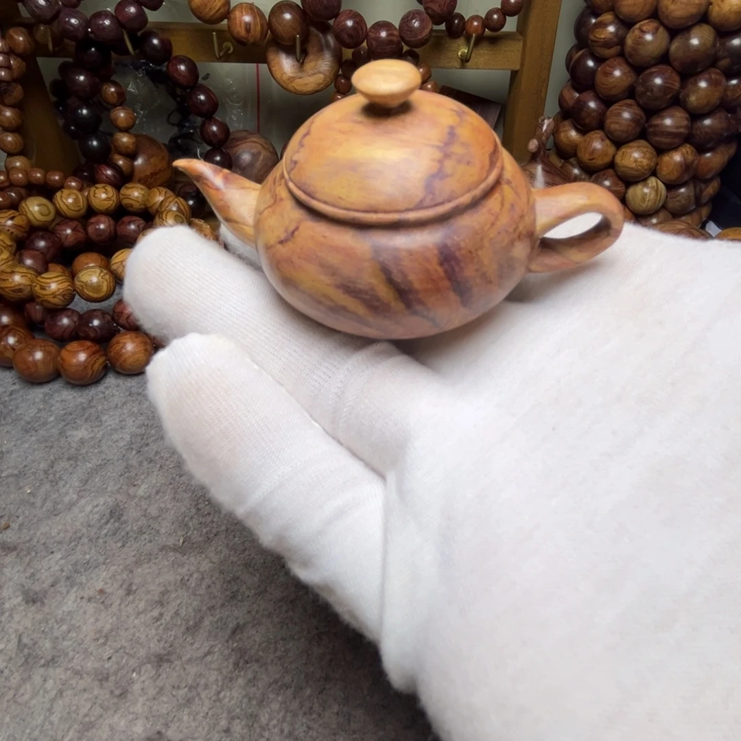 黄花梨/降香黄檀黄花梨把把壶定制款