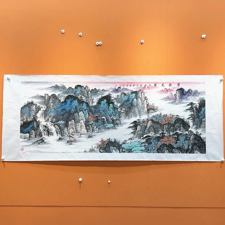 国画书法作品多次参加