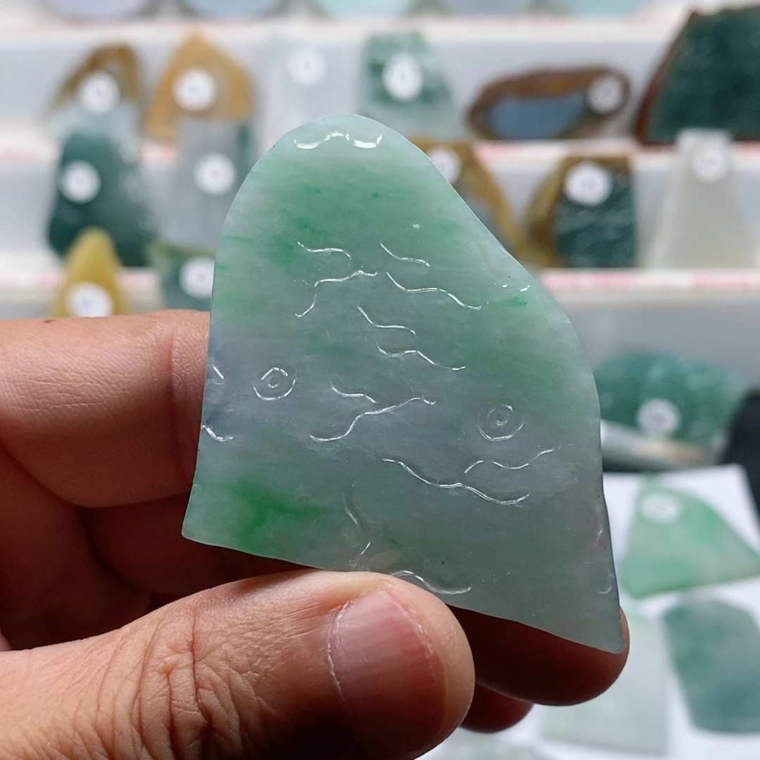 翡翠未镶嵌颈饰乐凡珠宝翡翠挂件