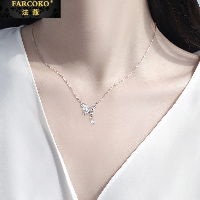 法蔻项链蝶梦月光蝴蝶轻奢小众高级感情人节礼物送女友送老婆