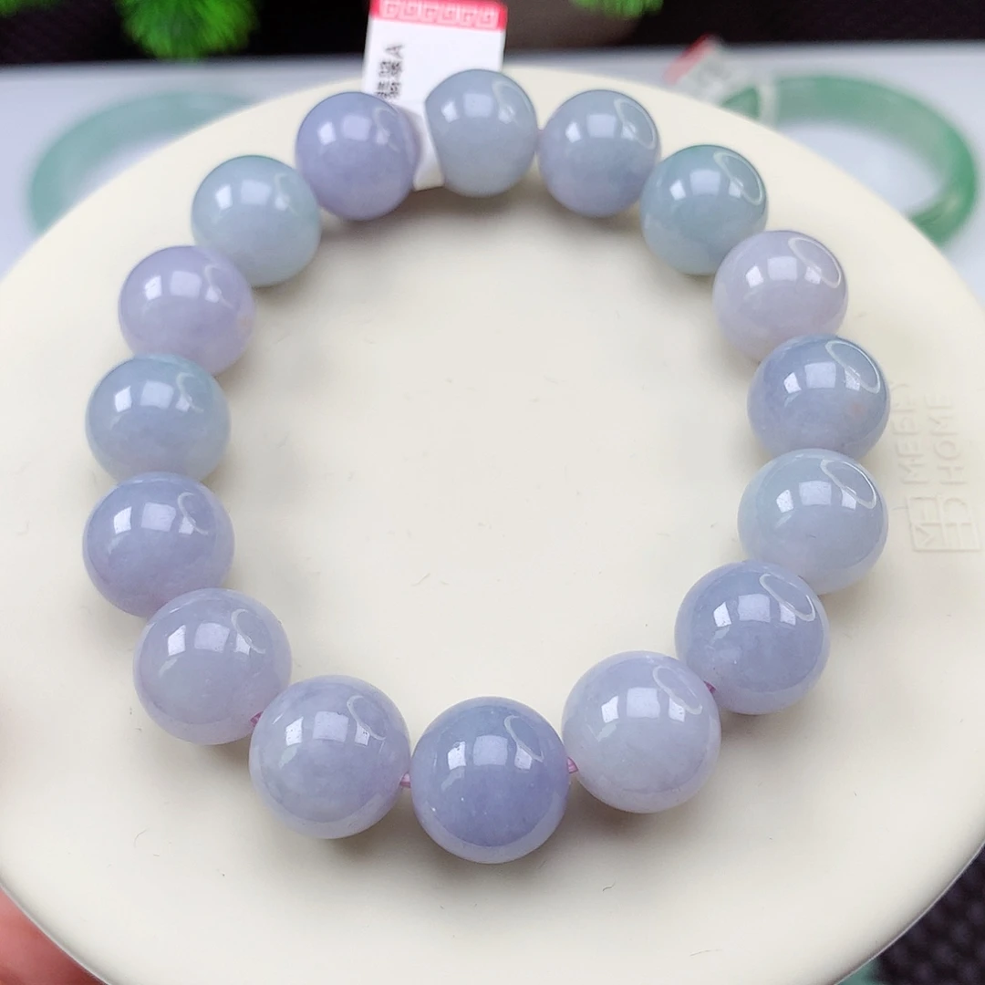 翡翠未镶嵌手链12.7mm