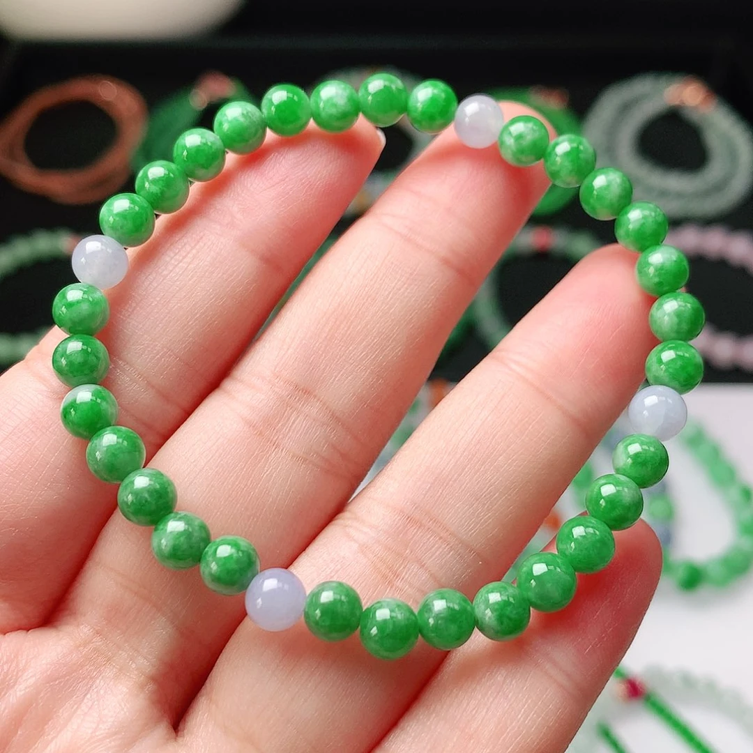 翡翠未镶嵌手链翡翠