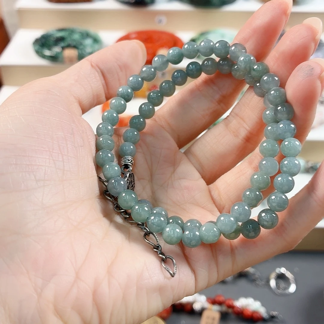 翡翠未镶嵌手链手串