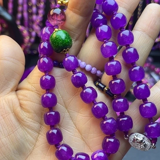 非金属卡10苹果珠项链