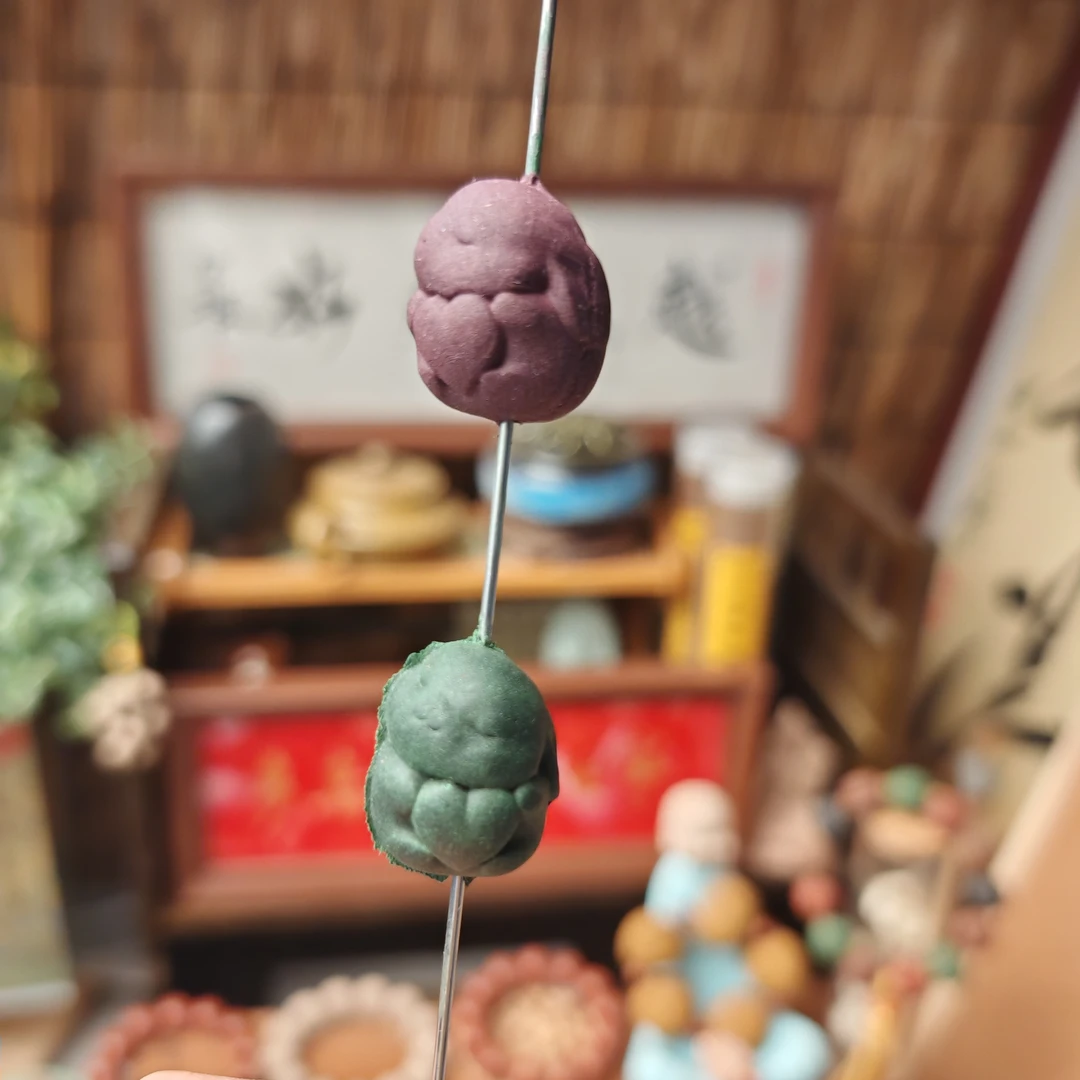 甜橙香 九紫东方兔子款吊坠手串