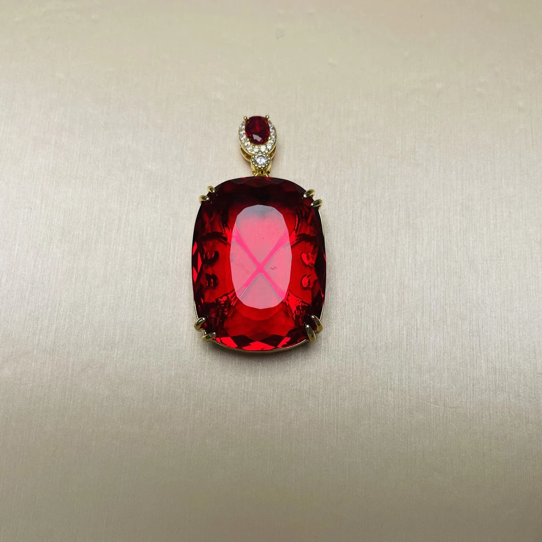 【洛美优选】F474-1Z红吊坠项链多样性发一件