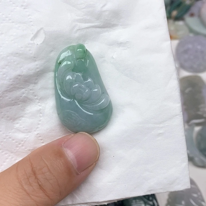 颈饰未镶嵌翡翠天然缅甸翡翠a货