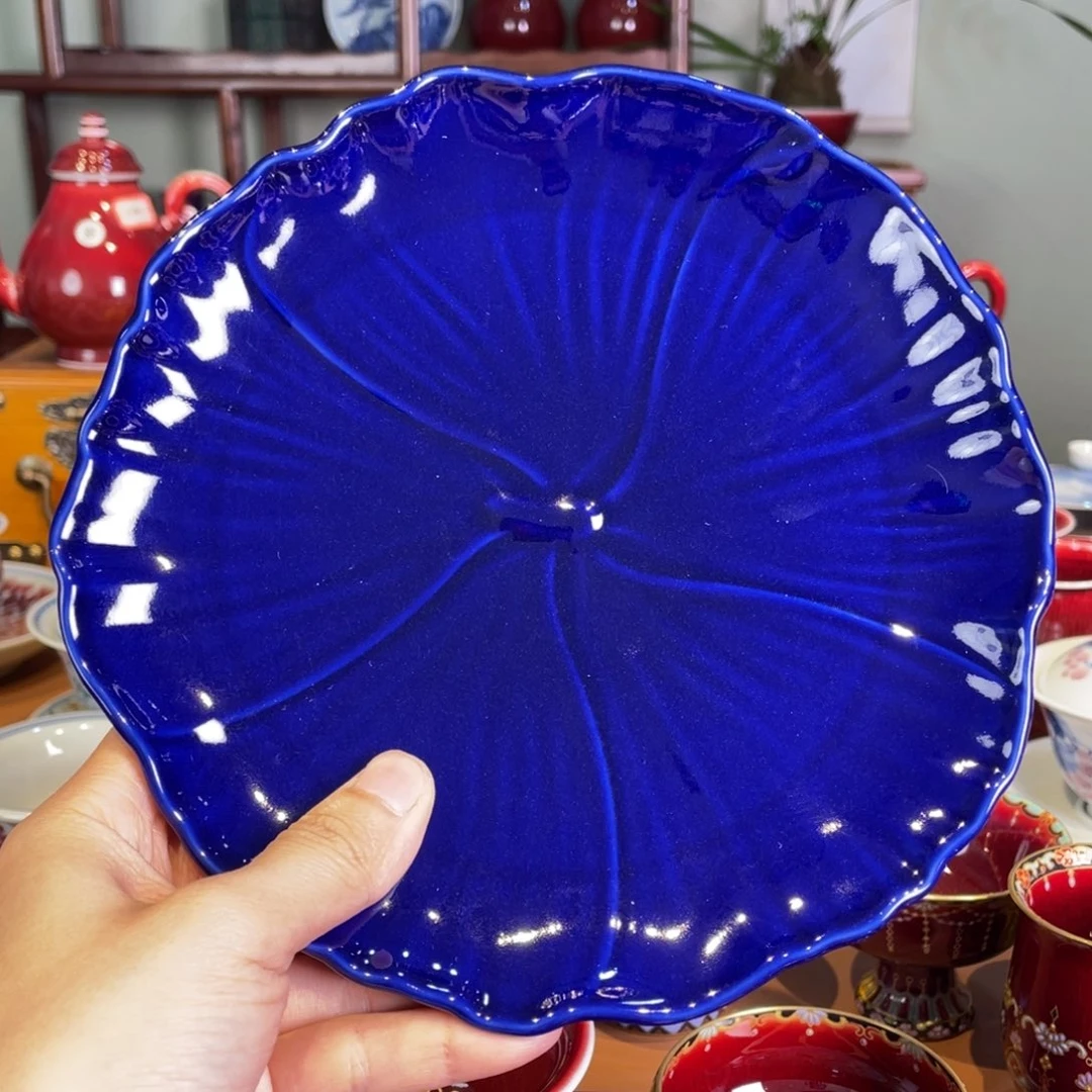 清欢雅玩原矿霁蓝壶承