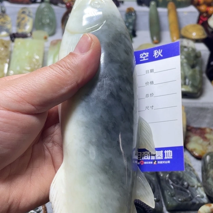 【闪购商品】未镶嵌蛇纹石玉摆件白*爷