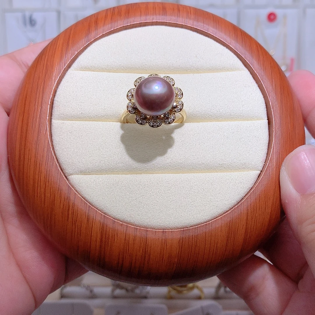 戒指未镶嵌淡水珍珠CC12.4mm