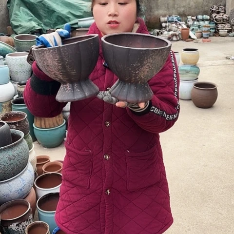 口20高17瑕疵盆子