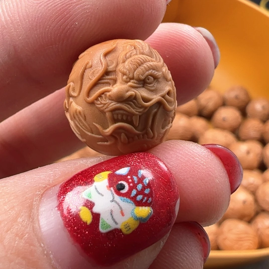 3号猴头雕刻玉龙关公尺寸14