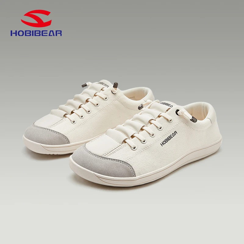 HOBIBEAR男士4e宽楦赤足鞋男鞋夏季透气宽头鞋一脚蹬健身训练鞋