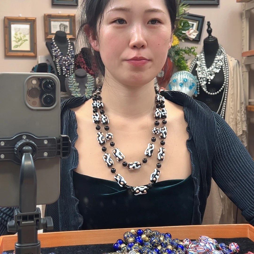 幽***幽玻璃颈饰编号558项链