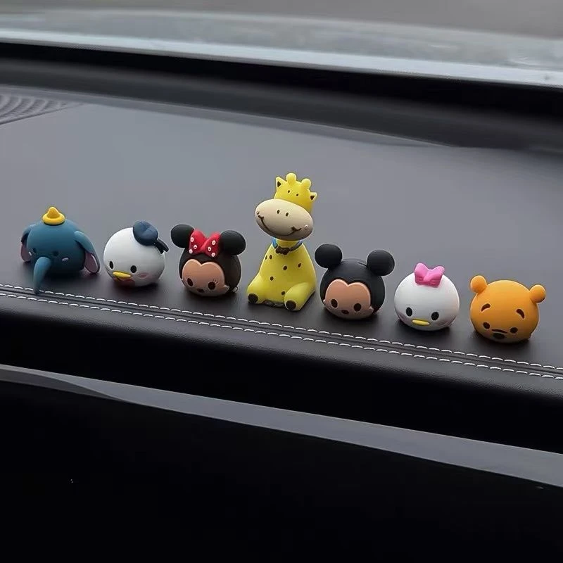 2025新款车内饰品摆件网红可爱卡通汽车中控台屏幕趴趴车载装饰J