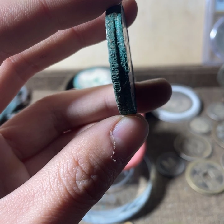 ****面银Ag800银元两枚三年九年