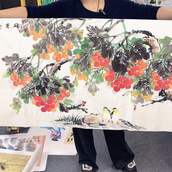 国画国画作品手绘