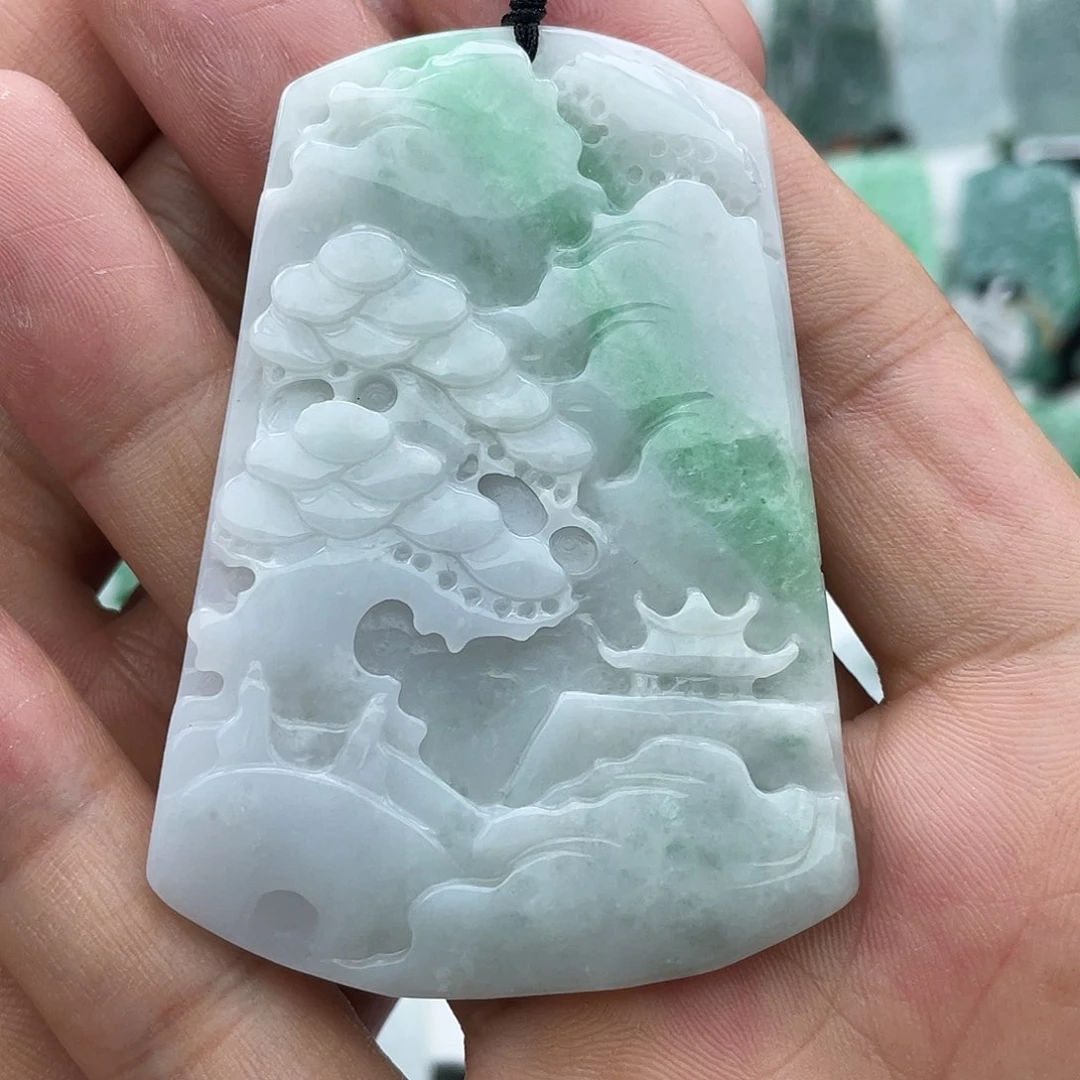 颈饰未镶嵌翡翠翡翠