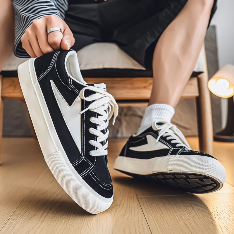 男鞋增高帆布鞋夏季透气潮流百搭复古低帮软底休闲运动男士板鞋潮