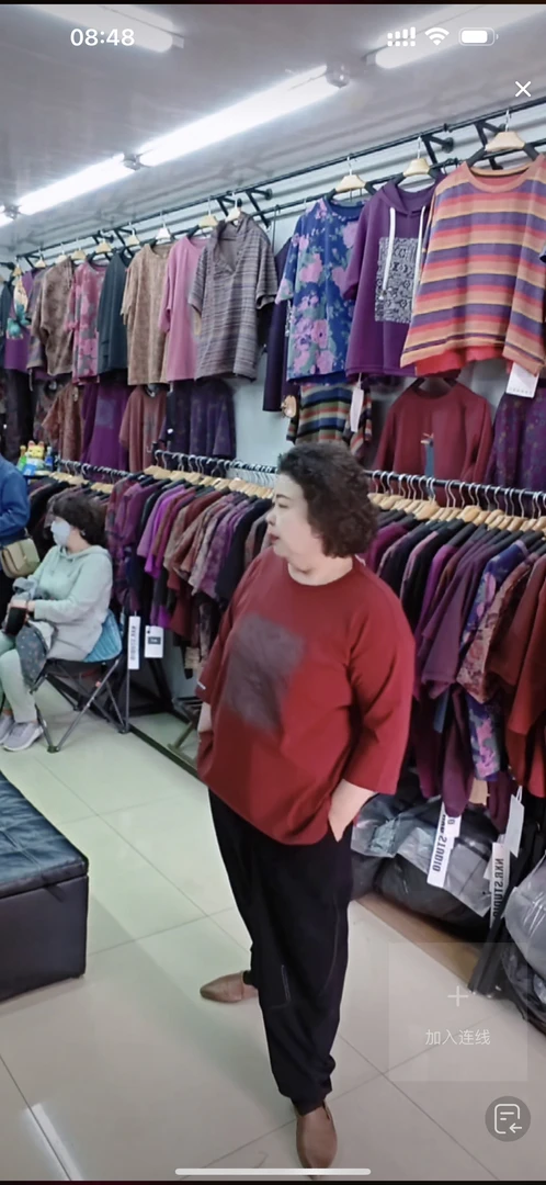 七分袖纯棉t恤宽松