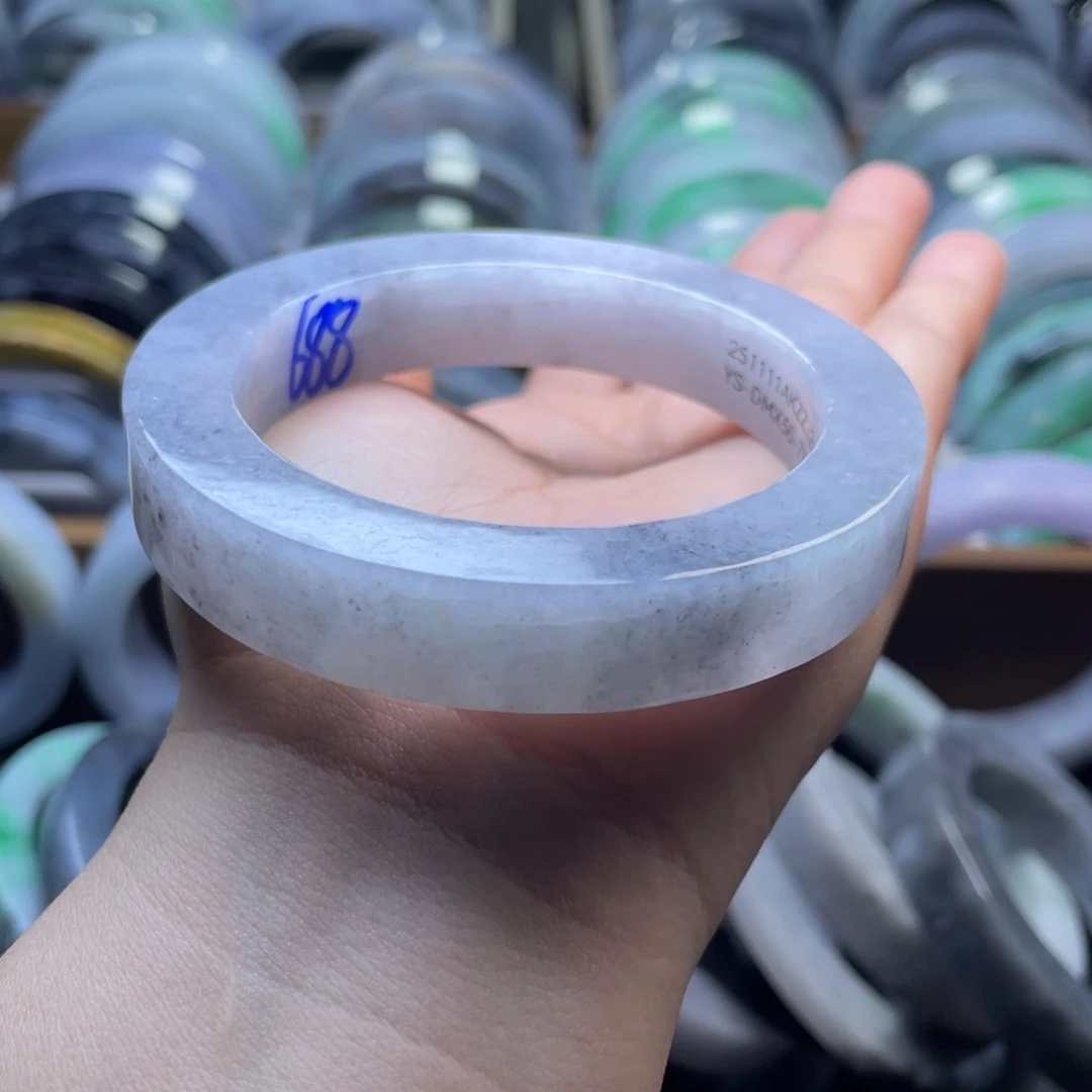 定制翡翠未镶嵌纯天然翡翠手镯定制